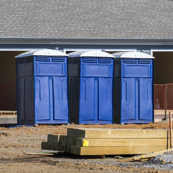 what is the maximum capacity for a single porta potty in Golden Michigan